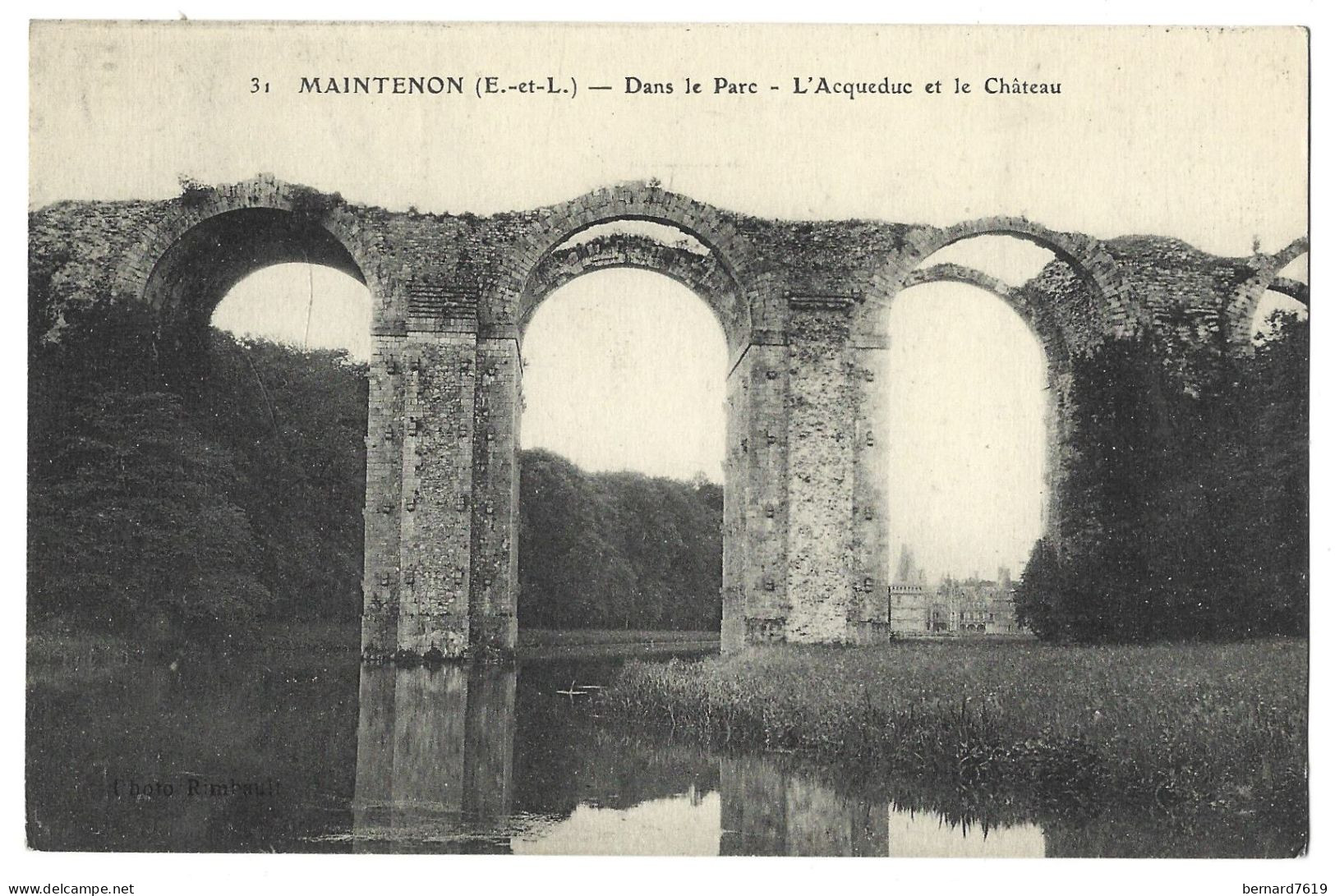 28 Maintenon - Ldans Le Parc  - L'acqueduc Et Le Chateau - Maintenon