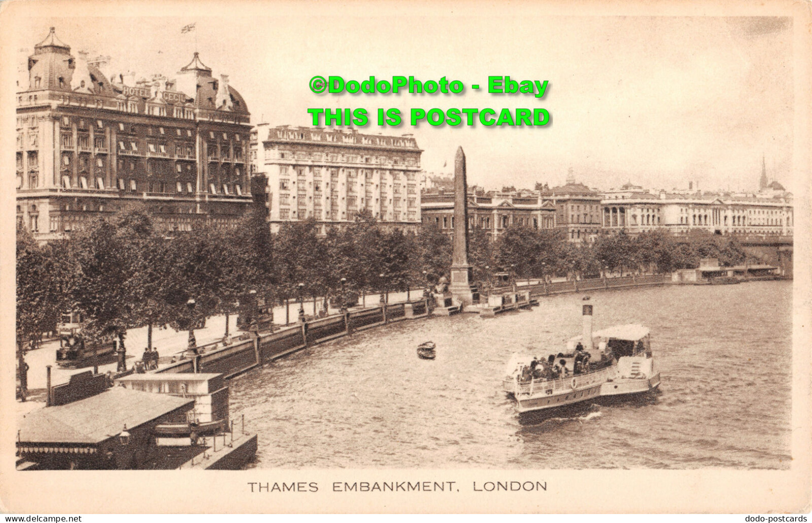 R356560 Thames Embankment. London - Sonstige & Ohne Zuordnung