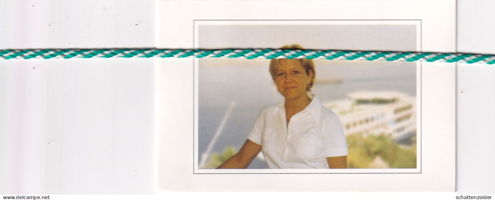 Martine De Schepper-Seghers, Sint-Niklaas 1957, 2003. Foto - Esquela
