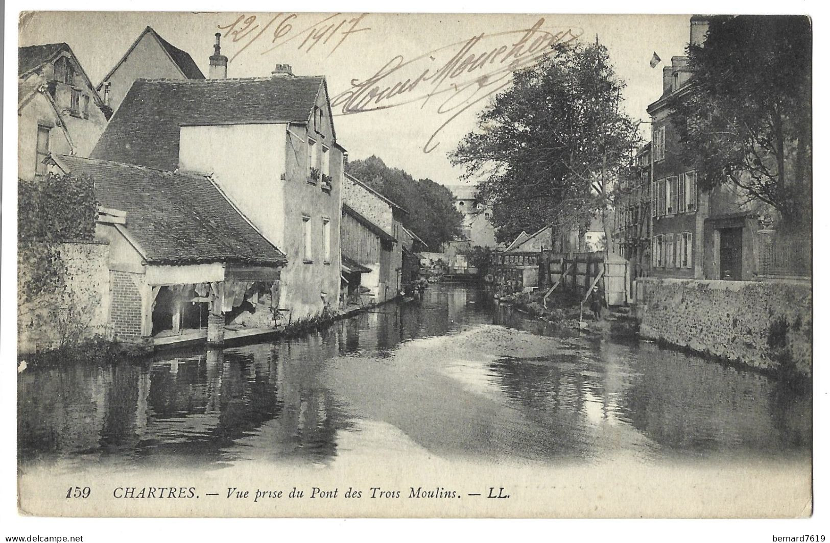 28 Chartres - Vue Prise Du Pont Des Trois Moulins - Chartres