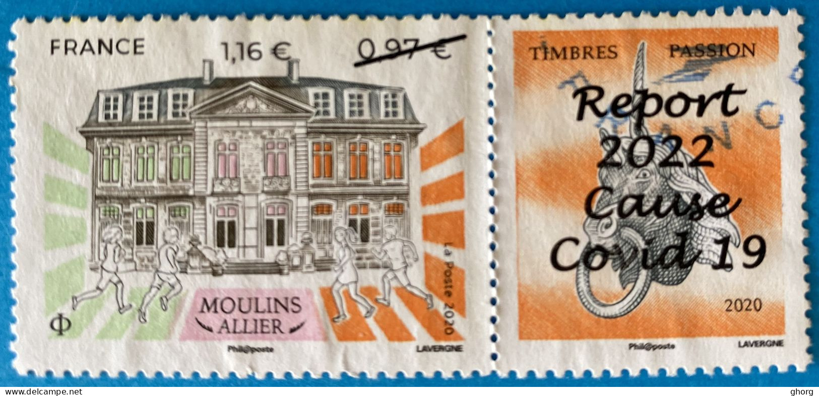 France 2022 : Moulins (Allier), Salon International "timbres Passion" N° 5437A Oblitéré - Usados