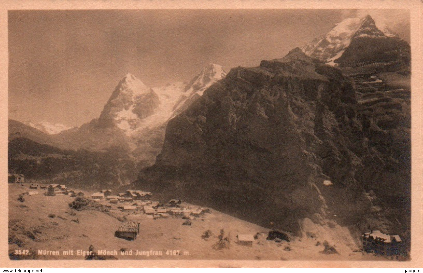 CPA - MÜRREN Mit EIGER - Mönch Und Jungfrau ... LOT 2 CP à Saisir - Mürren