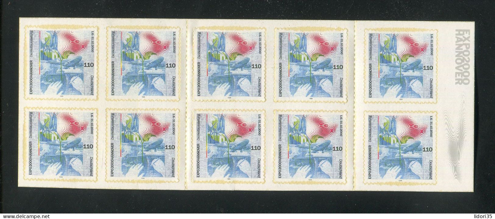 "BUNDESREPUBLIK DEUTSCHLAND" 2000, Markenheftchen Mi. MH 40 ** (L2003) - 1971-2000