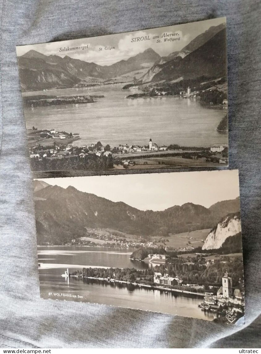 2x AK "ST. WOLFGANG AM WOLFGANGSEE OÖ" SCHÖNE ALTE POSTKARTEN VINTAGE ANTIK SW NOSTALGIE  VINTAGE  GUT ERHALTEN  HEIMAT - St. Wolfgang