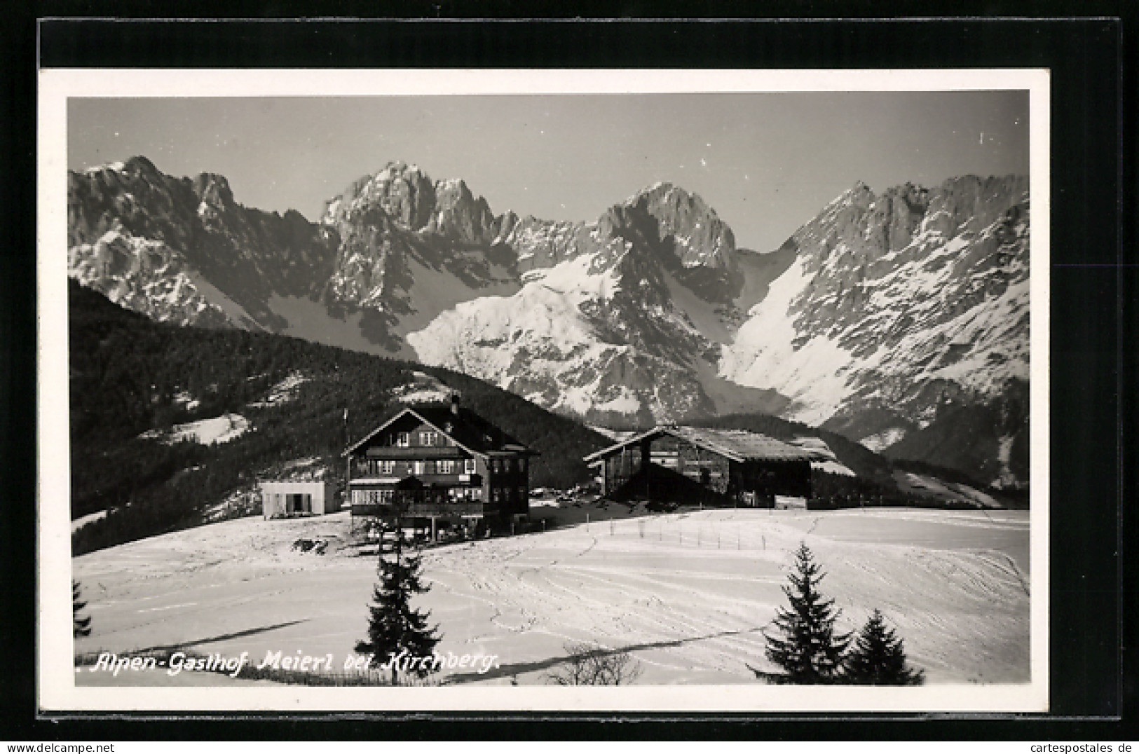 AK Kirchberg, Alpen-Gasthof Meierl Im Schnee  - Autres & Non Classés