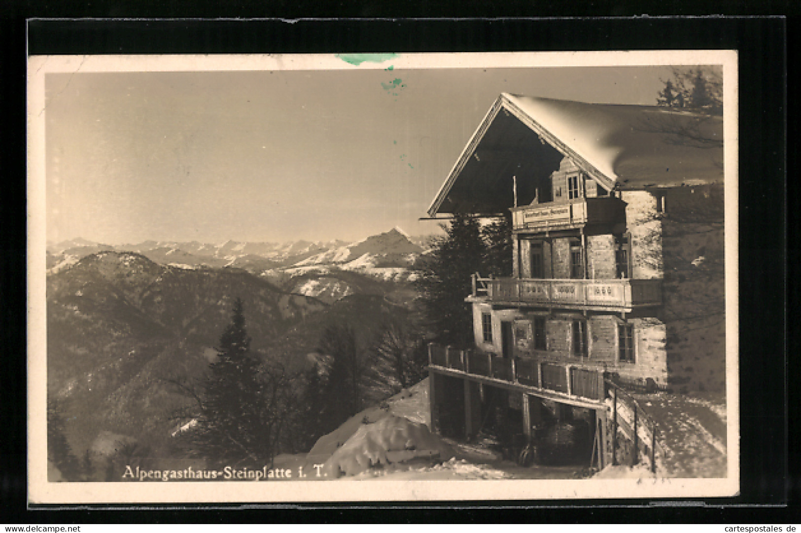AK Steinplatte I. T., Alpengasthaus Im Winter  - Other & Unclassified