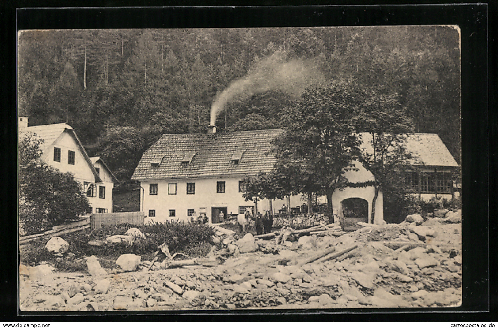 AK Johnsbach /Steiermark, Am Gasthaus Donnerwirt  - Altri & Non Classificati