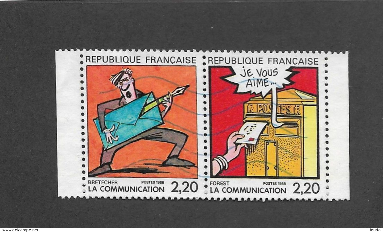 FRANCE 1988 -  N°YT 2509 2510 - Used Stamps