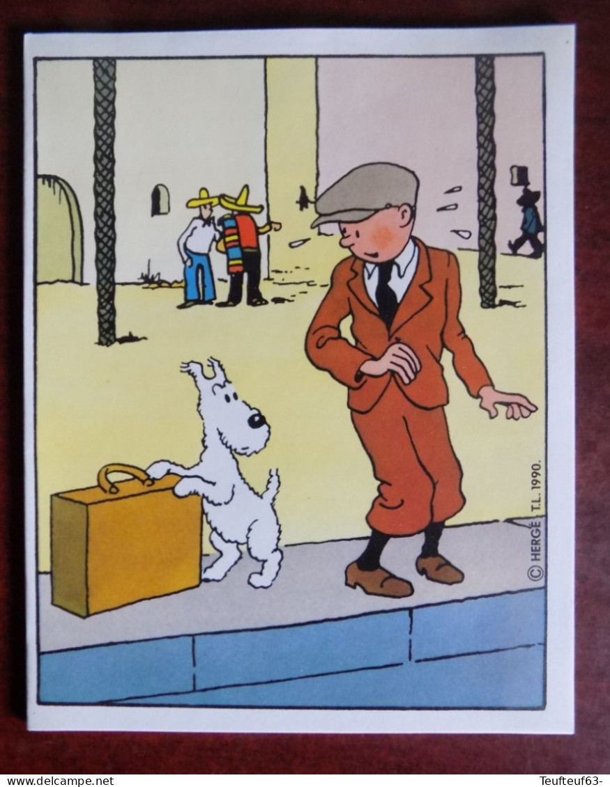 Lot De 3 Cahiers Vierges Couv. Tintin Hergé 1990 - Andere & Zonder Classificatie