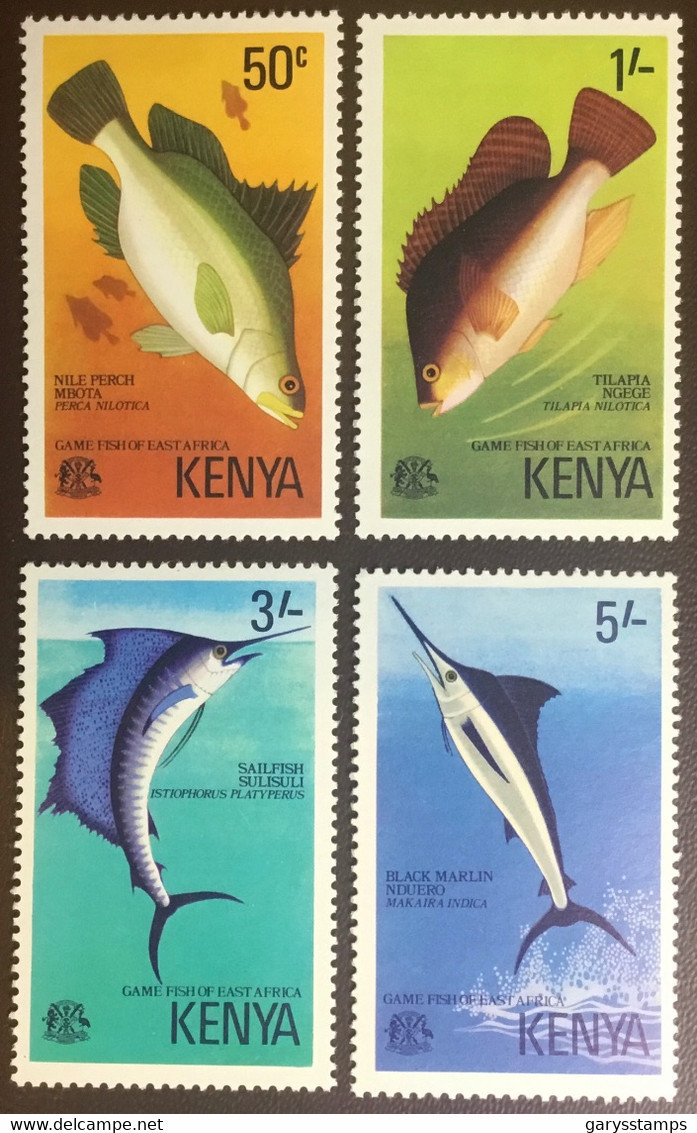 Kenya 1977 Sporting Fish MNH - Fische