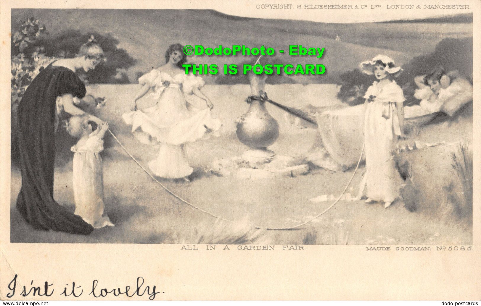 R357090 S. Hildesheimer. All In A Garden Fair. Maude Goodman. No. 5085. 1905 - Monde