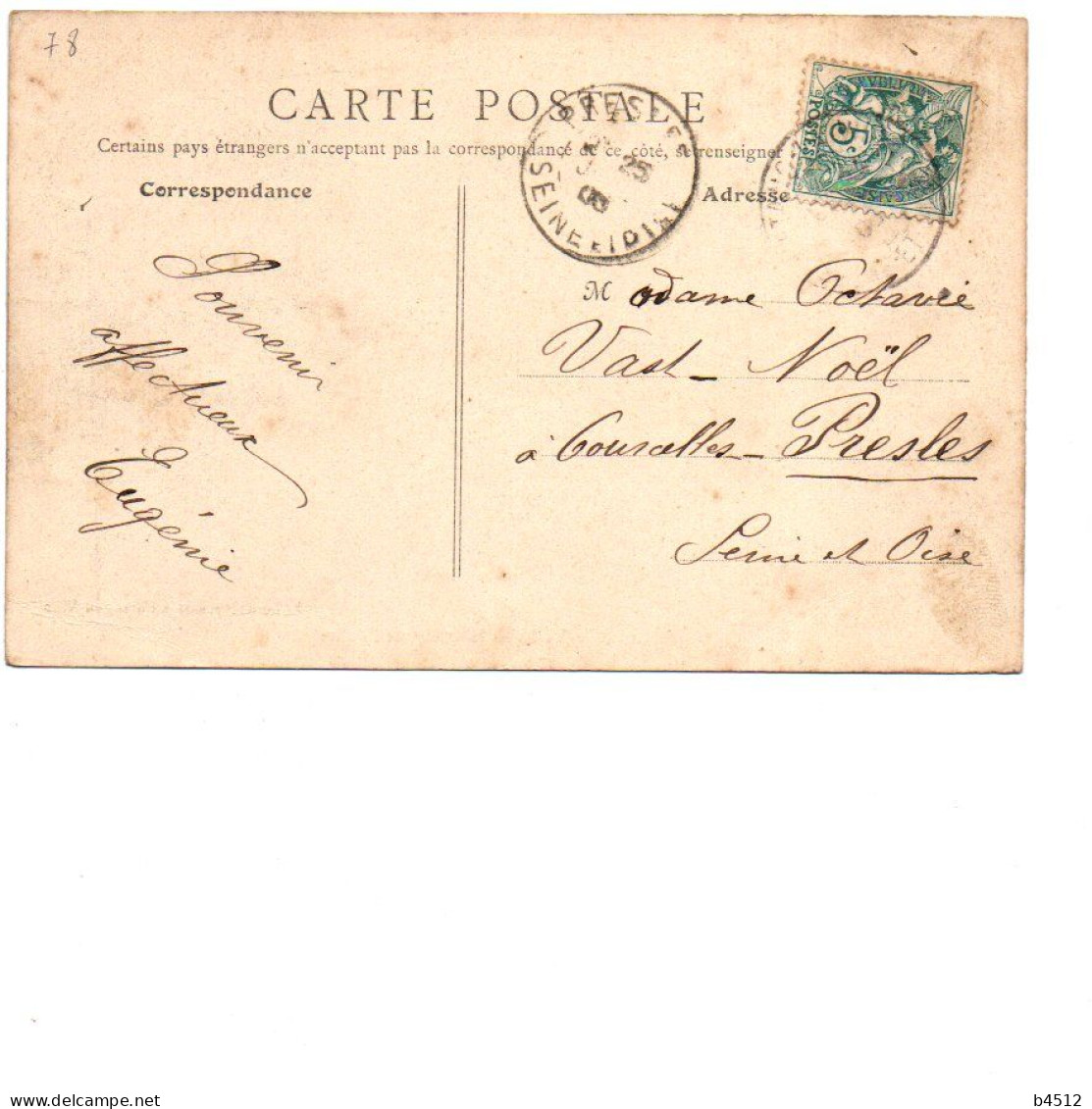 78 L ETANG La VILLE Intérieur De L'église , édition Bouchery 1908 - Other & Unclassified