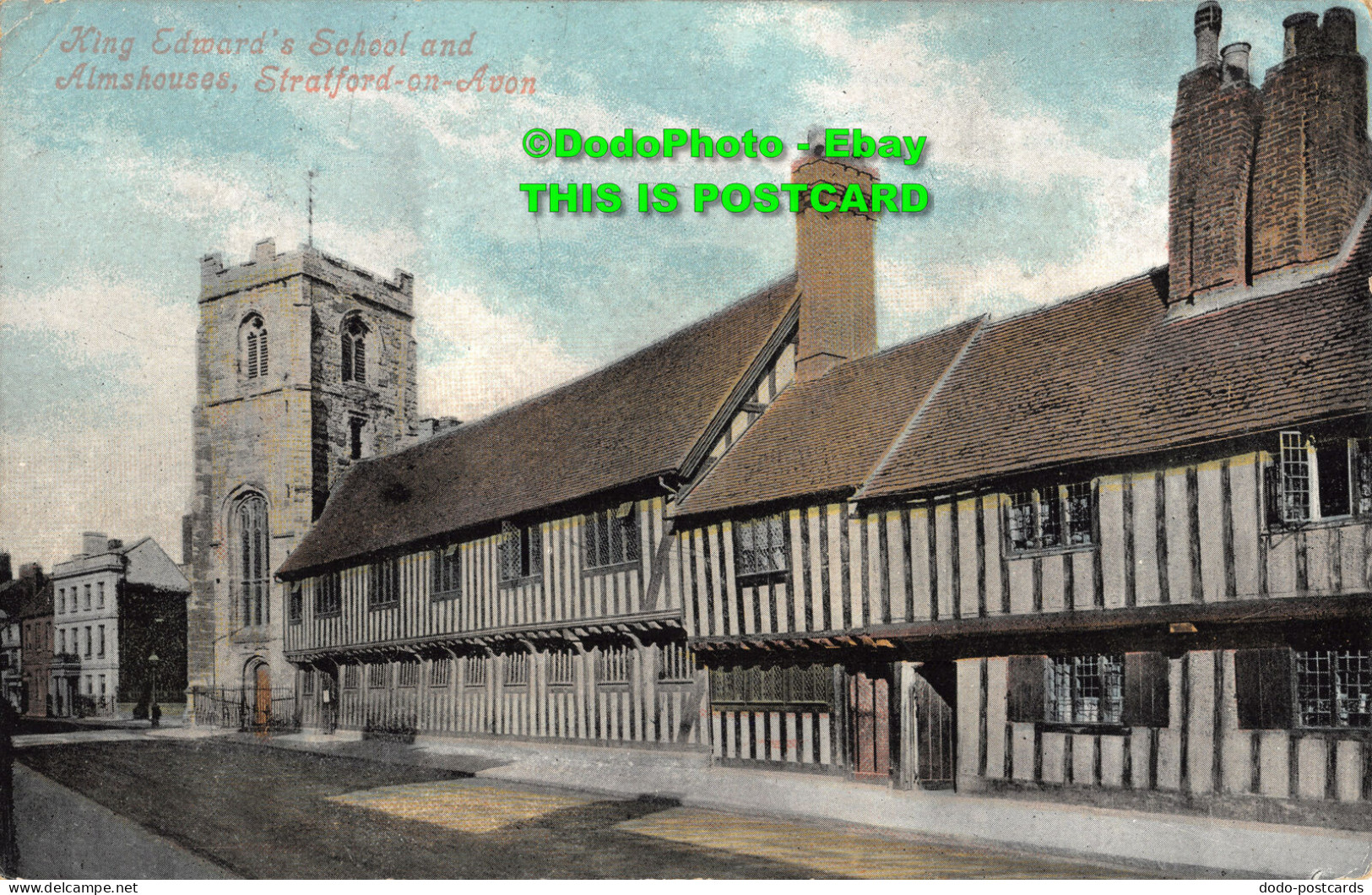 R357095 King Edwards School And Almshouses. Stratford On Avon. Valentines Series - Monde