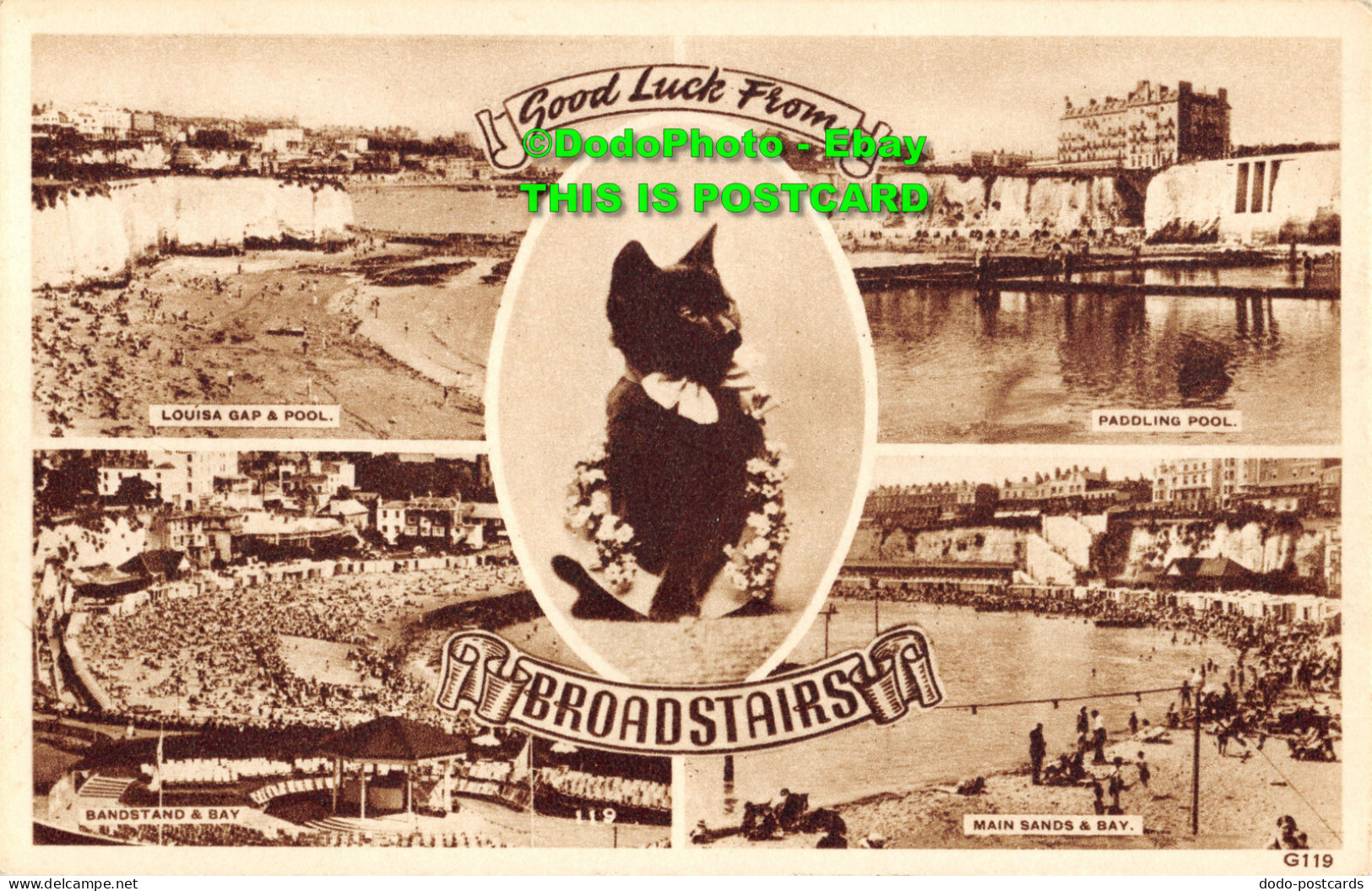 R357101 Good Luck From Broadstairs. G119. A. H. And S. Paragon Series. Multi Vie - Monde
