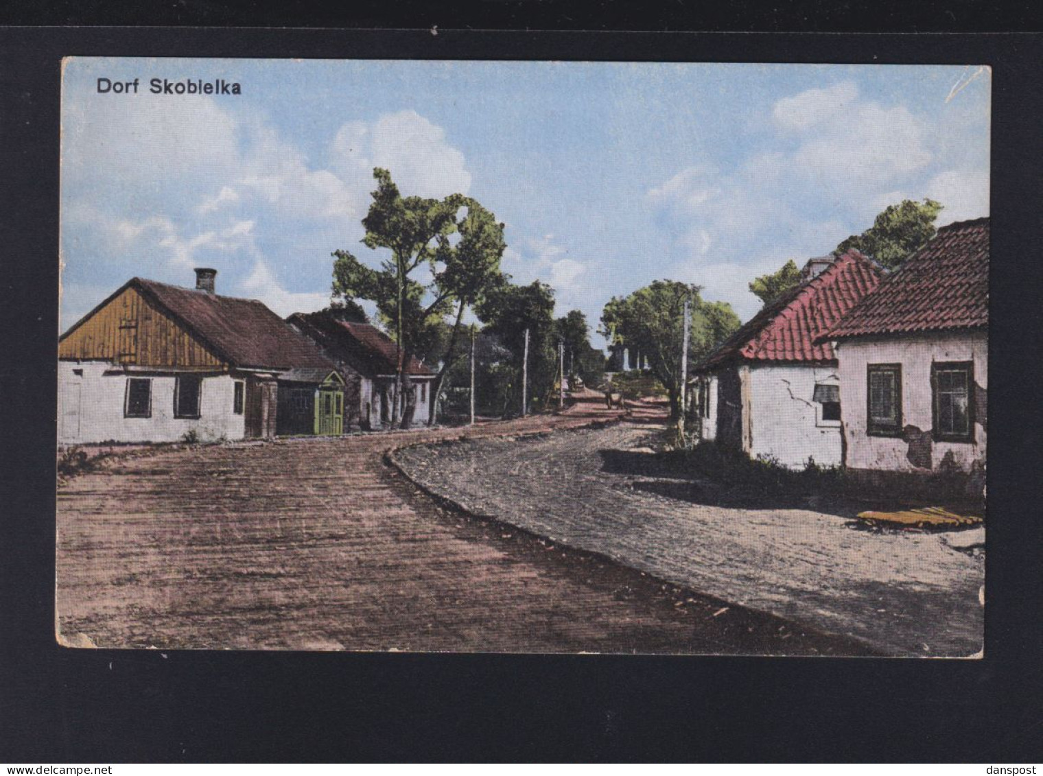 Ukraine AK Dorf Skobielka Feldpost 1918 - Ucrania