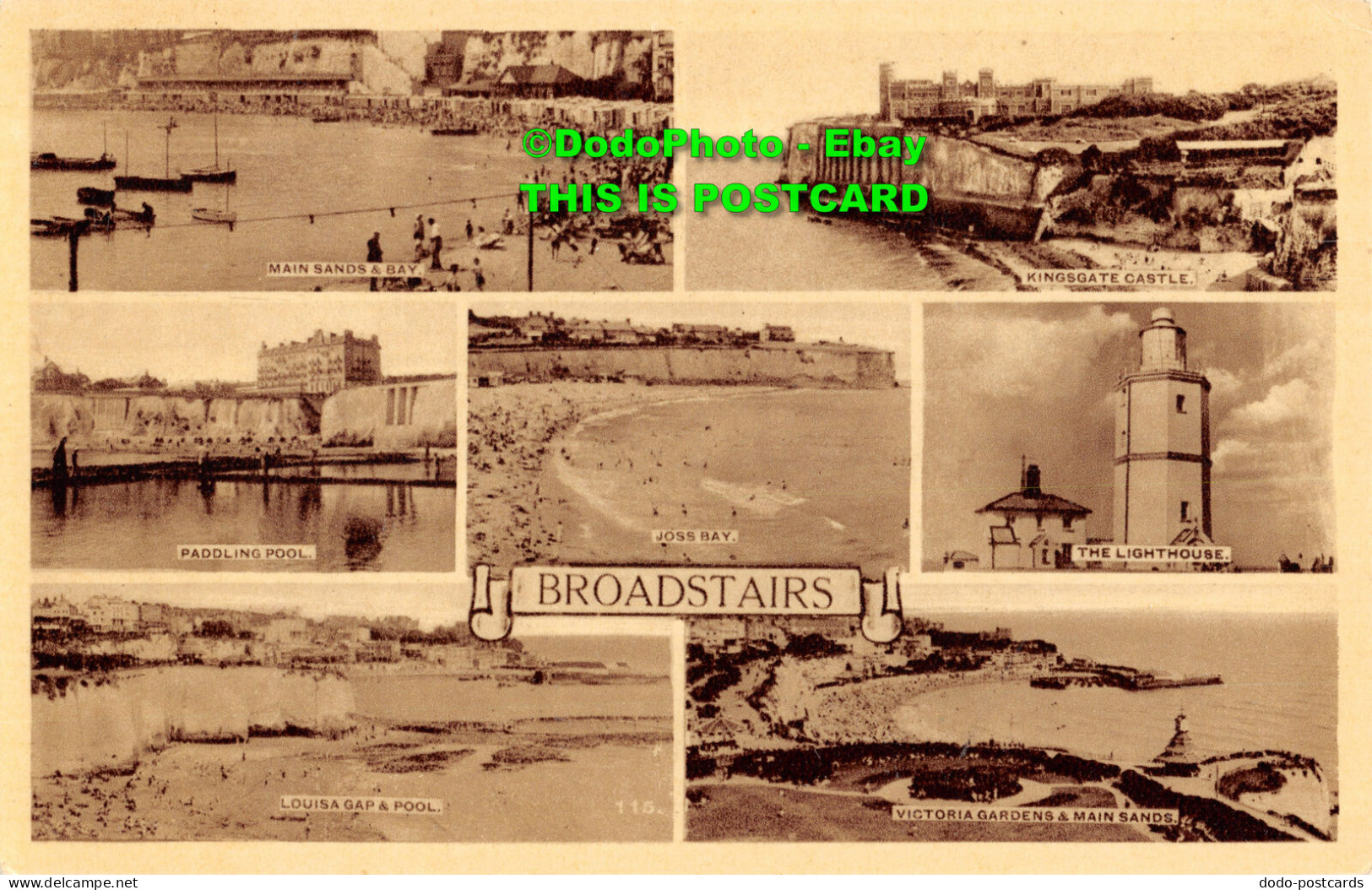 R357104 Broadstairs. 115. A. H. And S. Paragon Series. Multi View - Monde