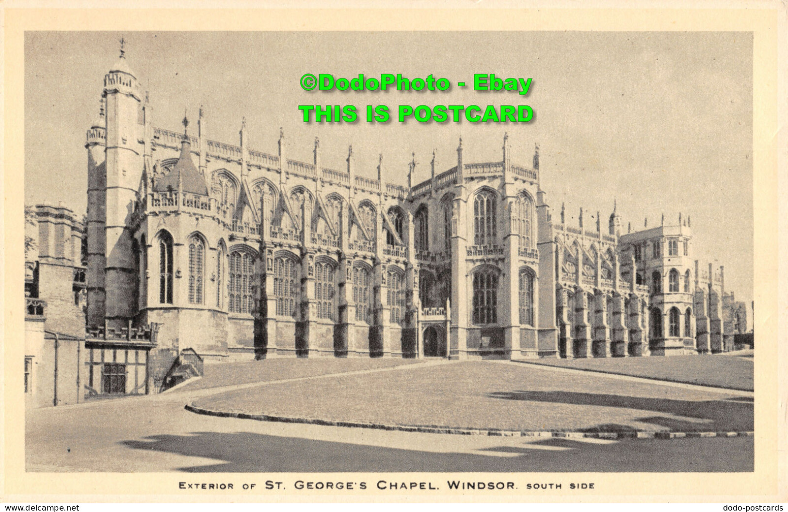 R357153 Exterior Of St. Georges Chapel. Windsor. South Side. Tuck - World