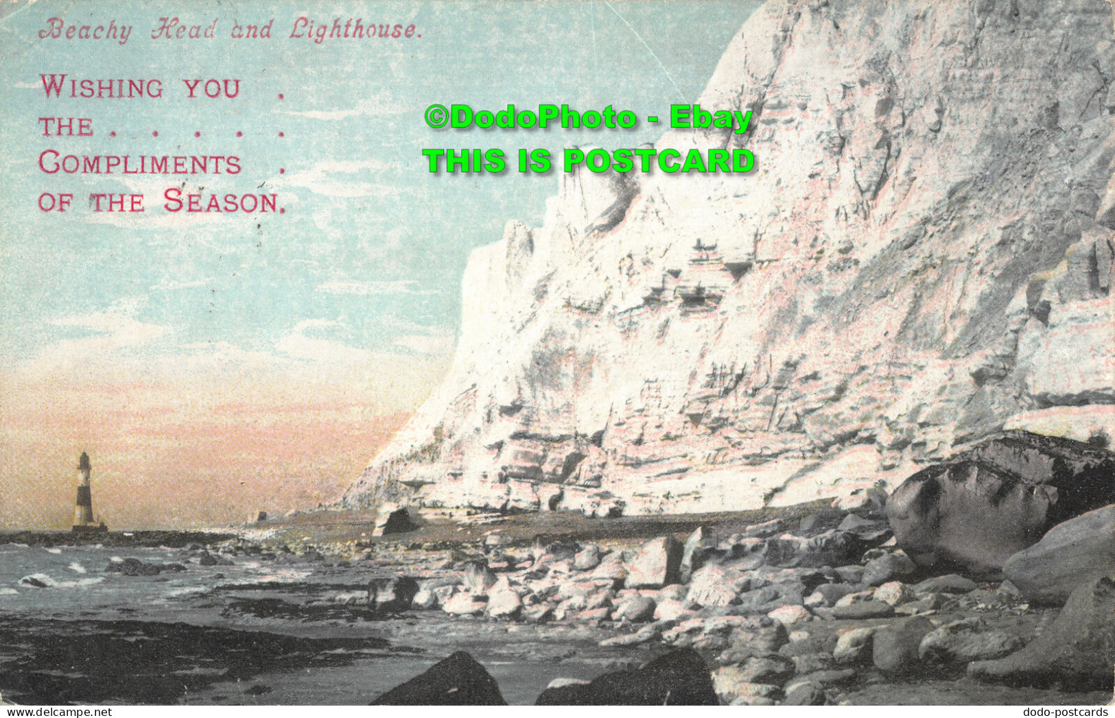 R357160 Beachy Head And Lighthouse. Carter. 1904 - World