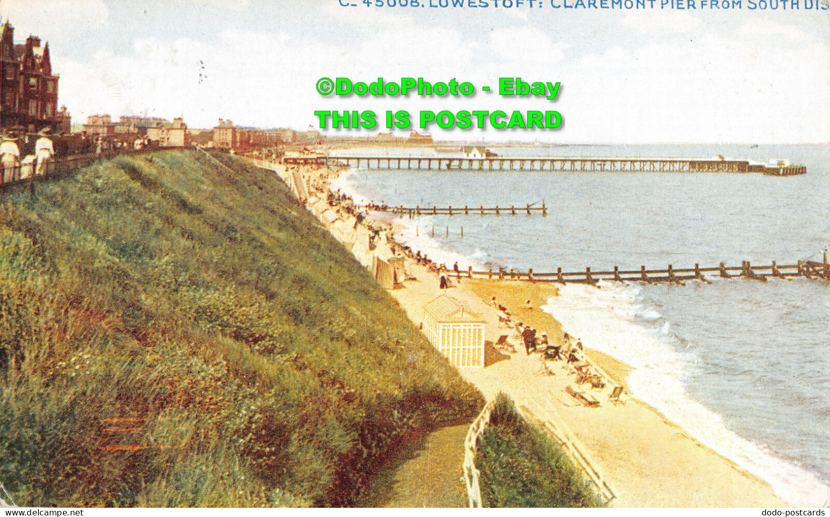 R357163 C. 45008. Lowestoft. Claremont Pier From South Dis. Celesque Series. Pho - World