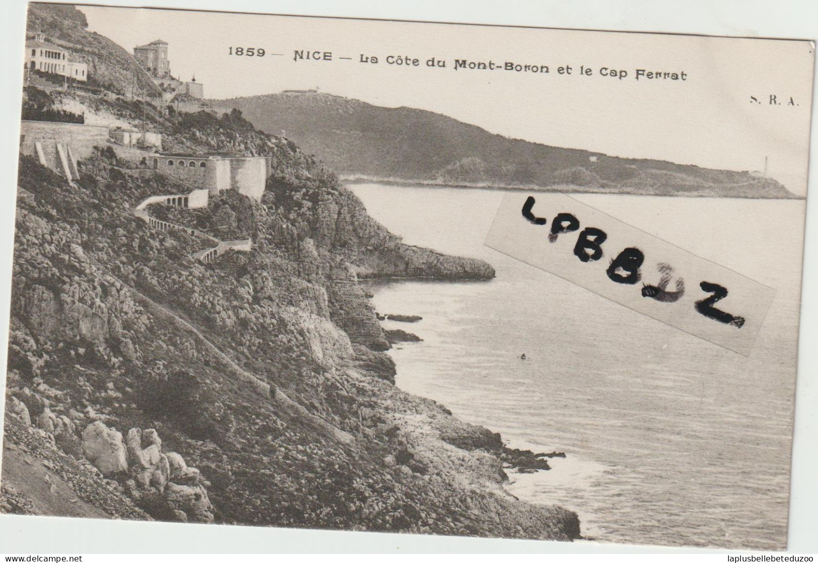 CPA - 06 - NICE - La Côte Du Mont Boron Et Le Cap Ferrat - Vers 1910 - Pas Courant - Altri & Non Classificati