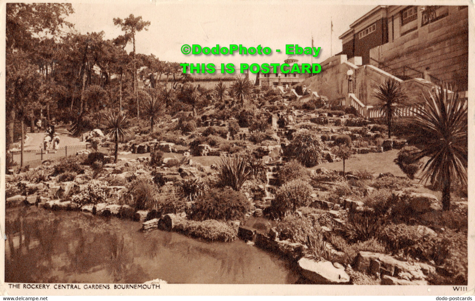 R357170 The Rockery Central Gardens. Bournemouth. Wades Sunny South Photographs. - World