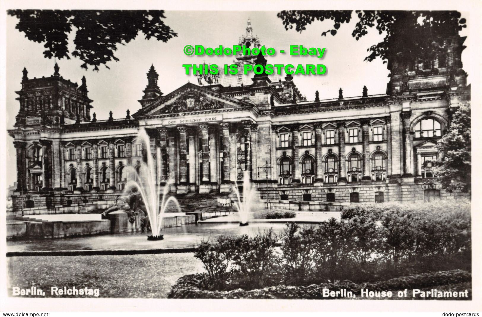 R357175 Berlin. Reichstag. Berlin. House Of Parliament. RP - World