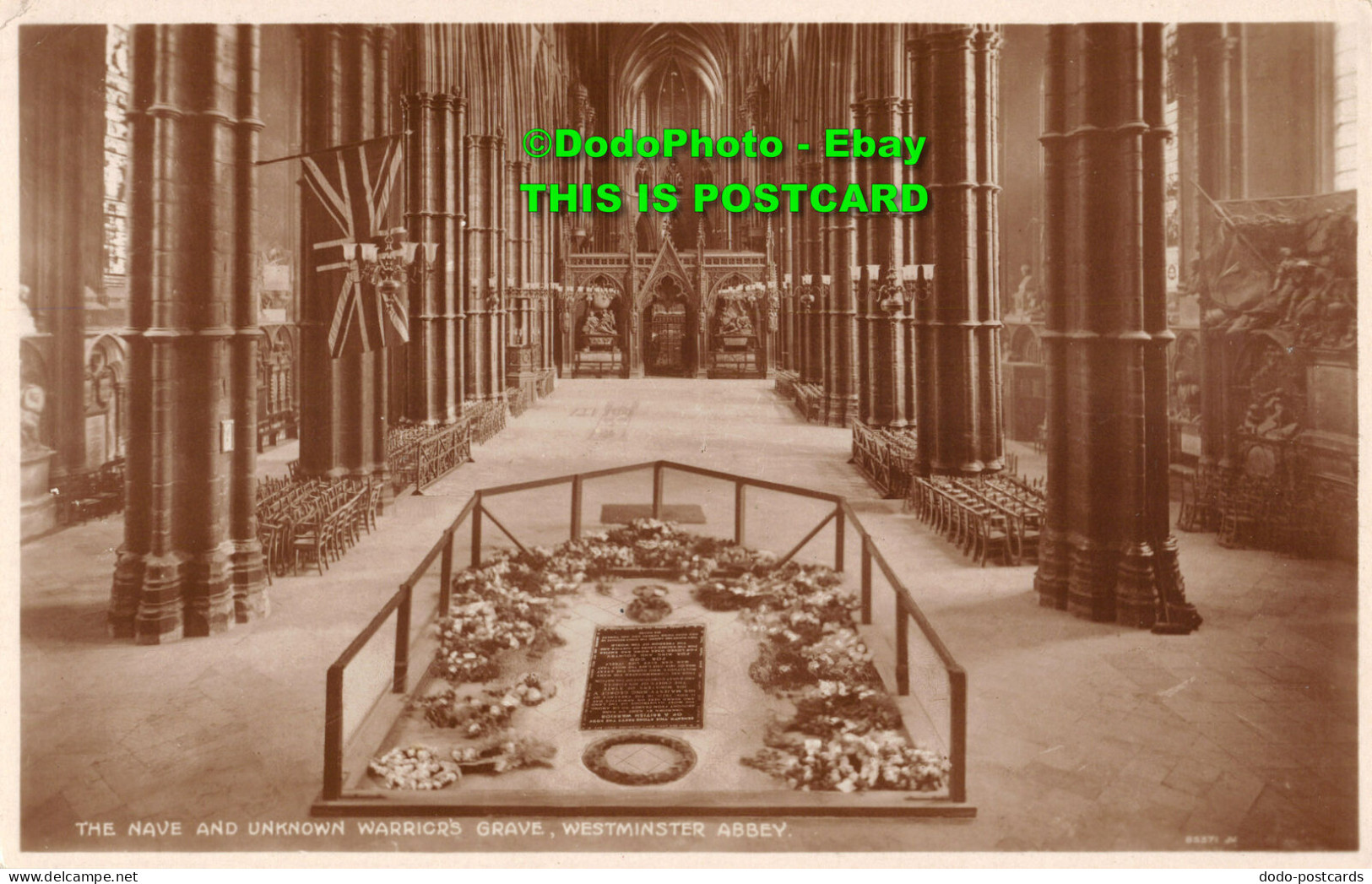 R357442 The Nave And Unknown Warriors Grave. Westminster Abbey. RP - World