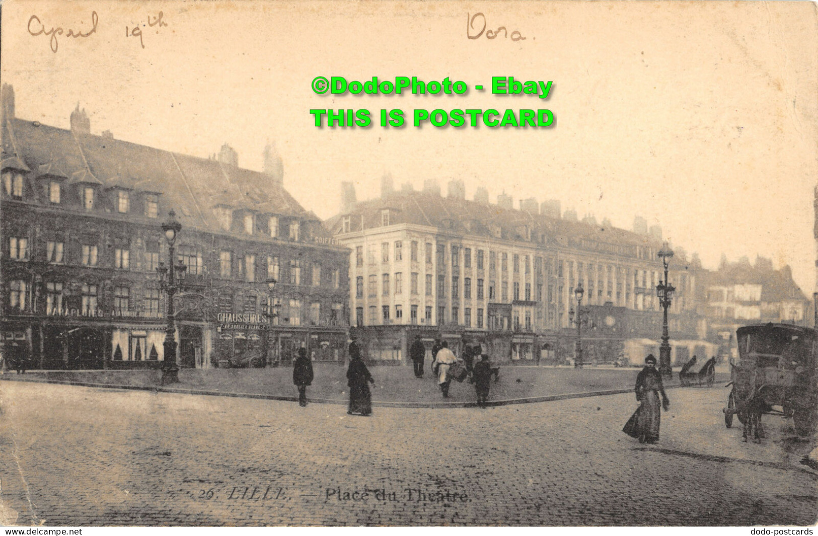 R357181 26. Lille. Place Du Theatre. 1905 - World