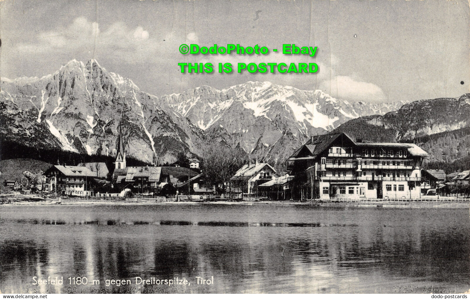 R357182 Seefeld Gegen Dreitorspitze. Tirol. 21537 S. Monopol. Schollhorn. 1954 - World