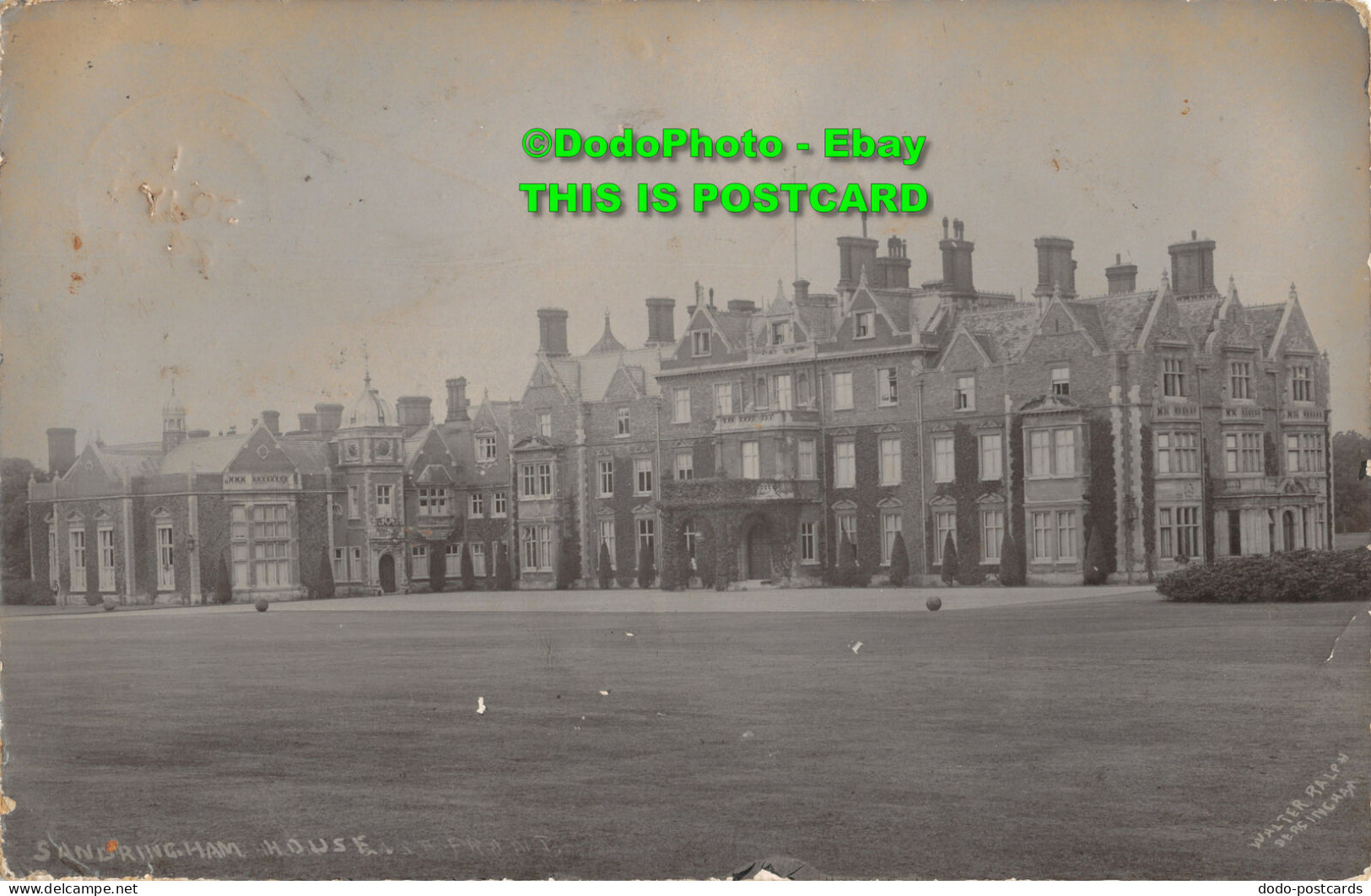 R357188 Sandringham House. East Front. Walter Ralph. 1924 - World