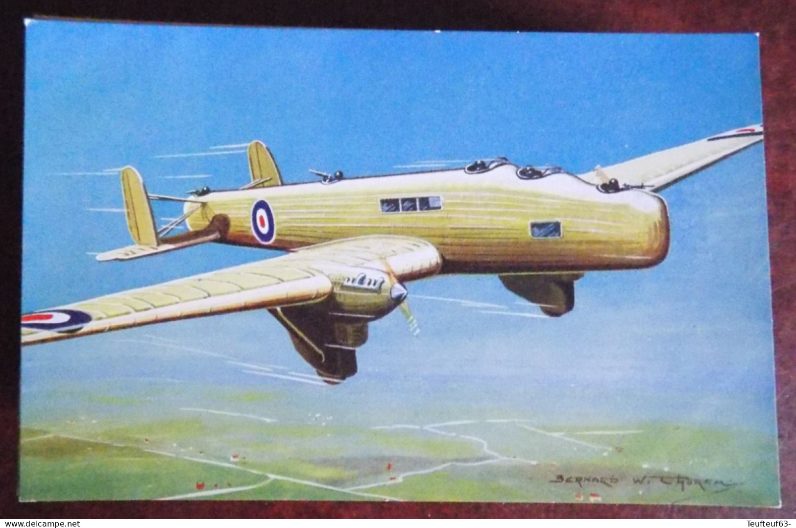 Cpm Avion Fairey " Hendon " Night Bomber   - Ill. W. Church - 1939-1945: 2nd War