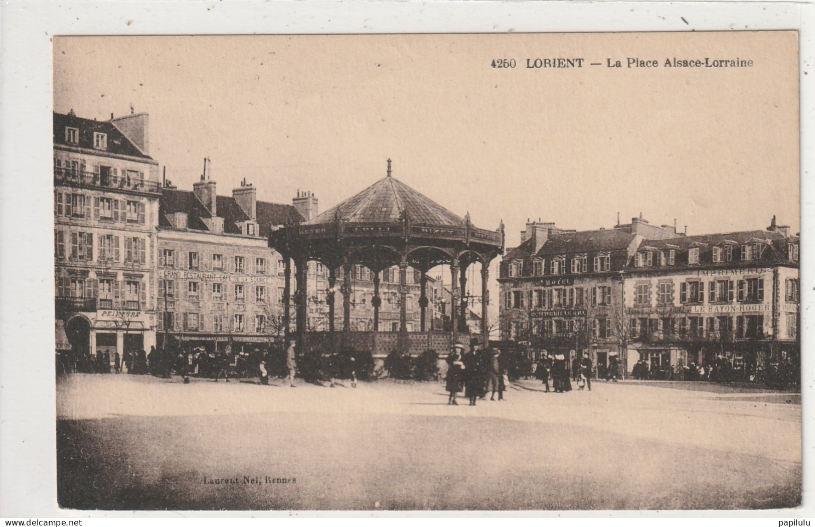 62 DEPT 56 : édit. Laurent Nel N° 4250 : Lorient La Place Alsace Lorraine - Lorient