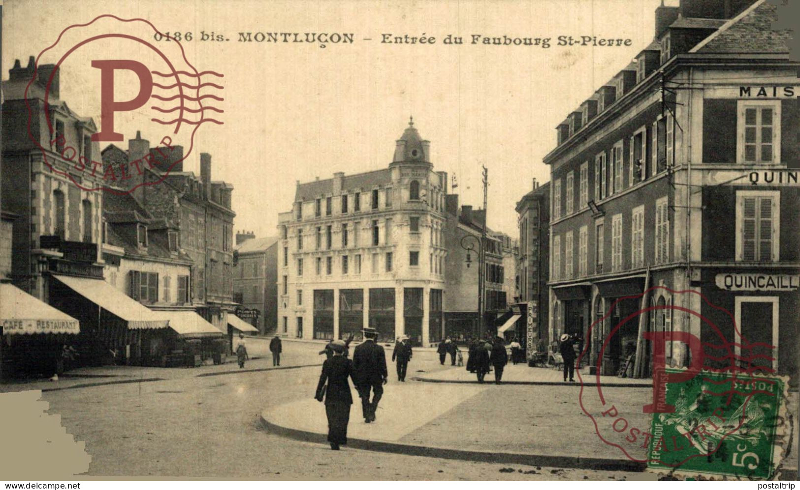 FRANCIA. FRANCE. MONTLUÇON. Entrée Du Faubourg St Pierre - Montlucon