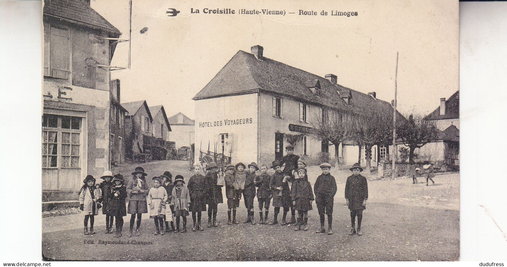 LA CROISILLE  ROUTE DE LIMOGES - Autres & Non Classés