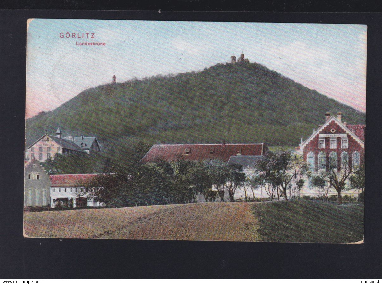 Dt. Reich AK Görlitz Landeskrone 1907 - Görlitz