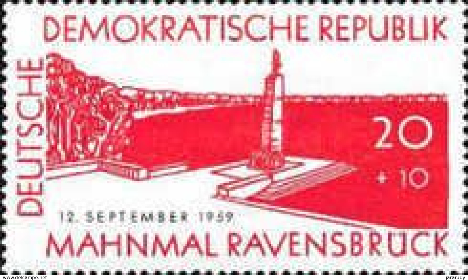 DDR MEMORIA 1959 Yv 435 MNH - Ongebruikt