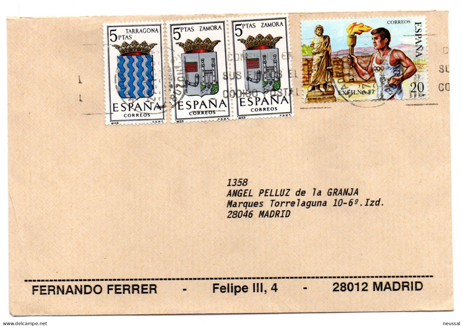 Carta Circulada De 1985 - Storia Postale