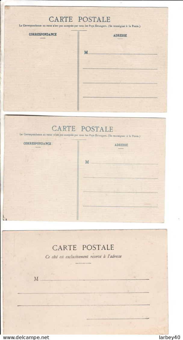 Duras Rue Des Fours Chateau Ect - 4 Cartes Postales Ancienne - Altri & Non Classificati