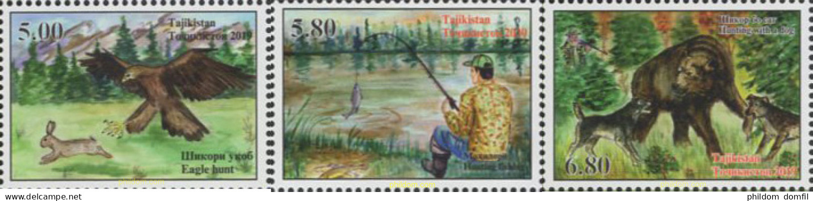 641035 MNH TAYIKISTAN 2020 CAZA Y PESCA - Tayikistán