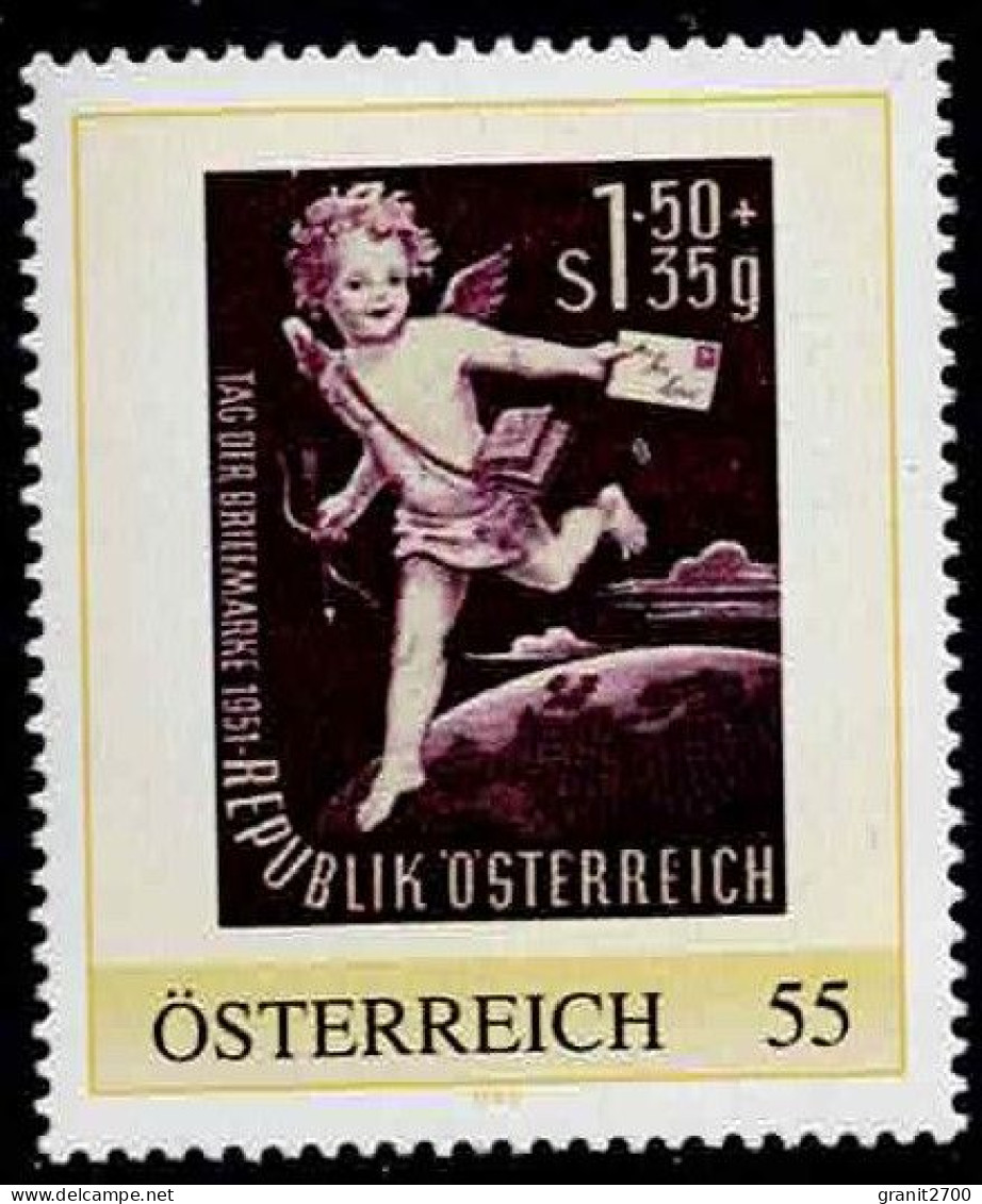 PM Amor Österreich Gelb Lt. Scan  Postfrisch - Personnalized Stamps