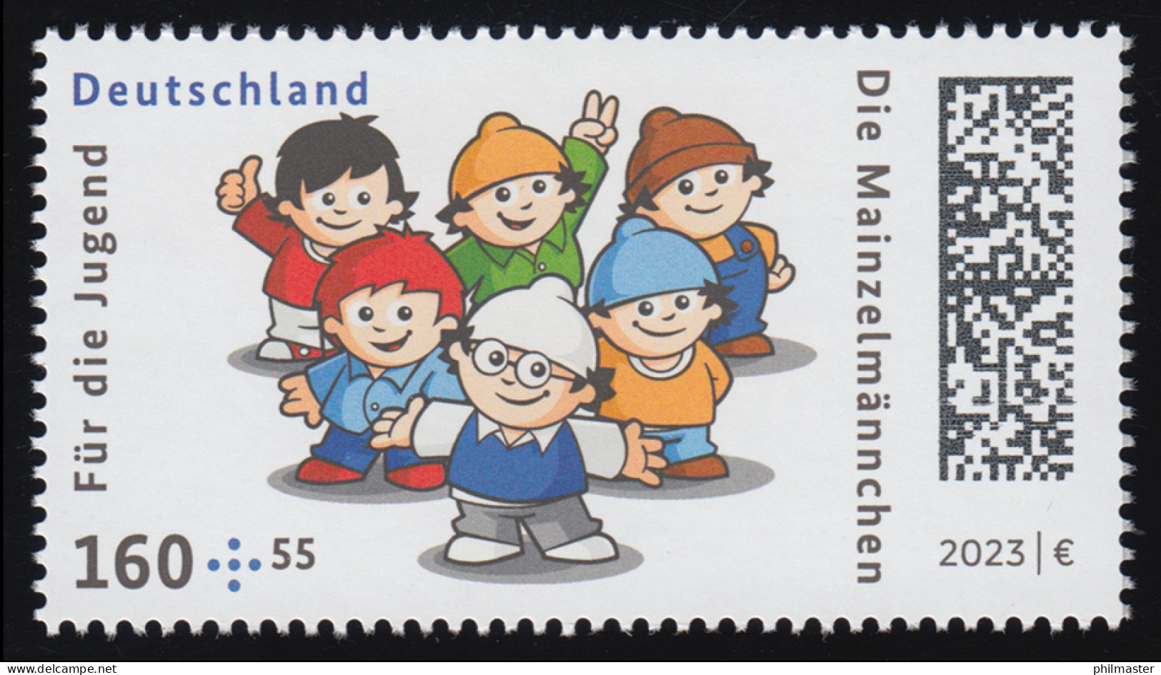 3779 Für Die Jugend: Die Mainzelmännchen 160 Cent, Postfrisch ** / MNH - Ungebraucht