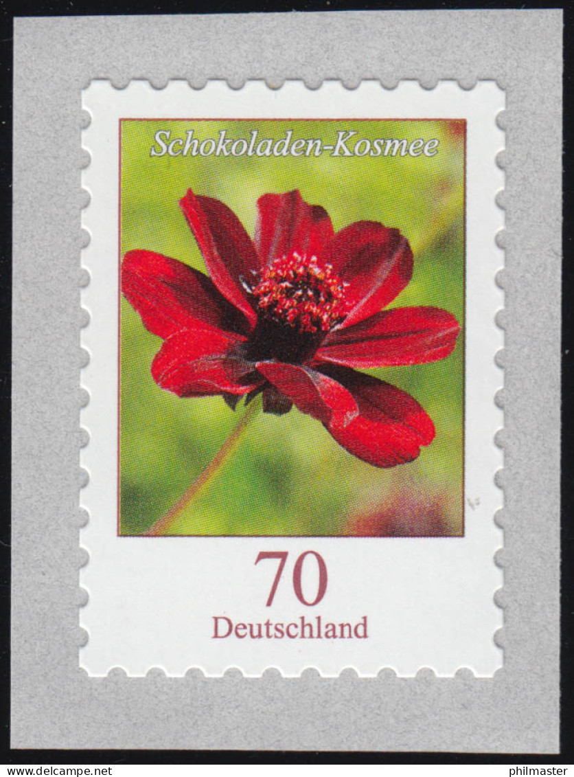 3197 Blume 70 Cent Sk Aus 500-Rolle Mit UNGERADER Nummer, Senkrecht ** - Roulettes