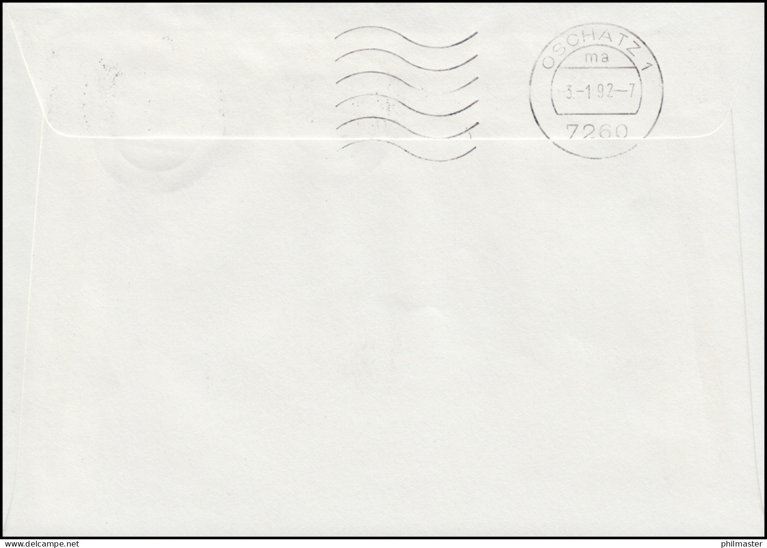 Letzte Briefkastenleerung Schmuck-Brief Mit 3351 Eil-Brief BERLIN BPA 2.1.1992 - Ohne Zuordnung