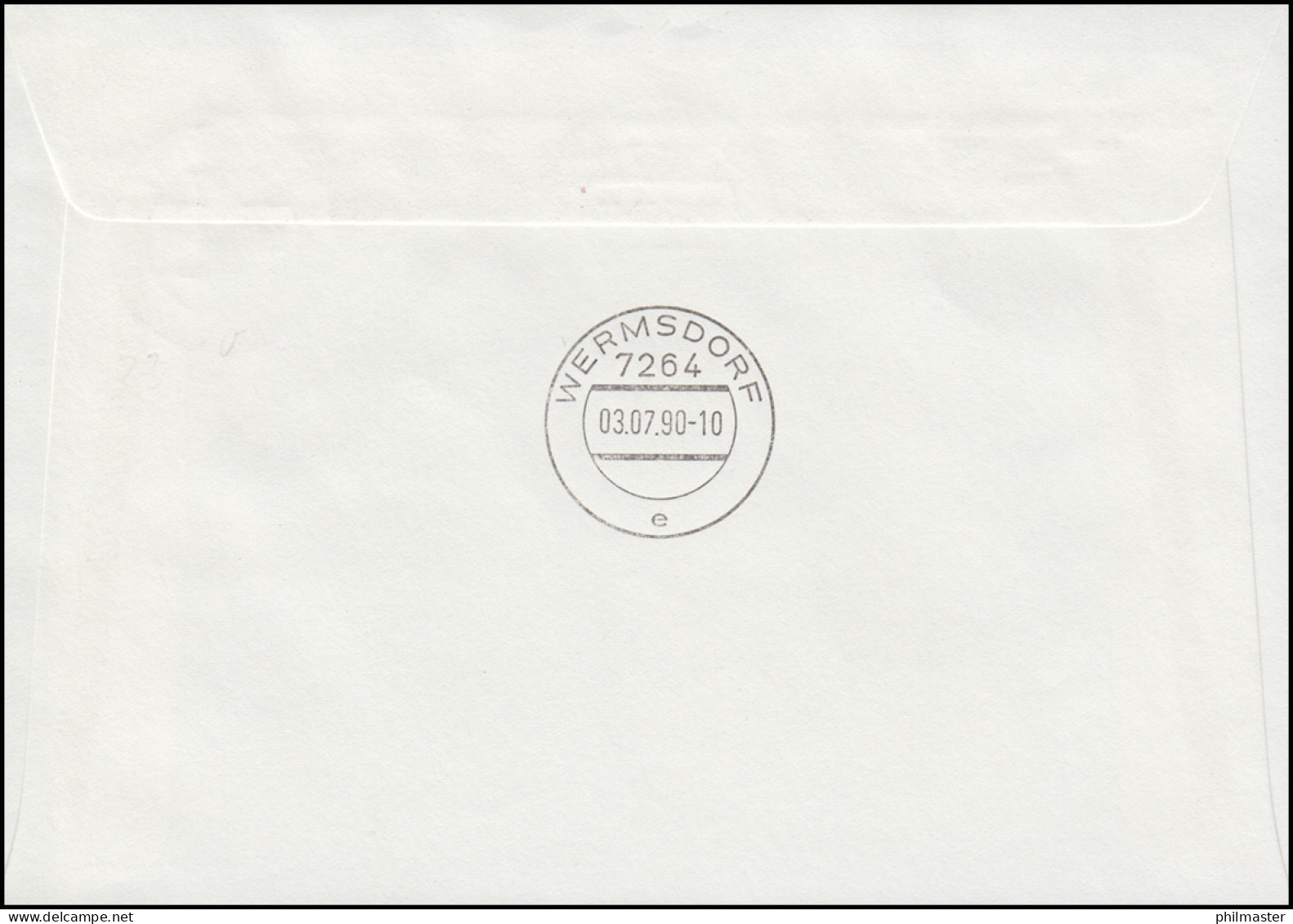 Erste Mischfrankatur DDR - Deutsche Post Als Eil-Brief BERLIN 17 - 2.7.1990 - Non Classés