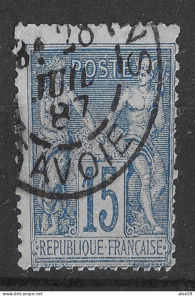 Lot N°23 N°90, Oblitéré Cachet à Date SAVOIE - 1876-1898 Sage (Type II)