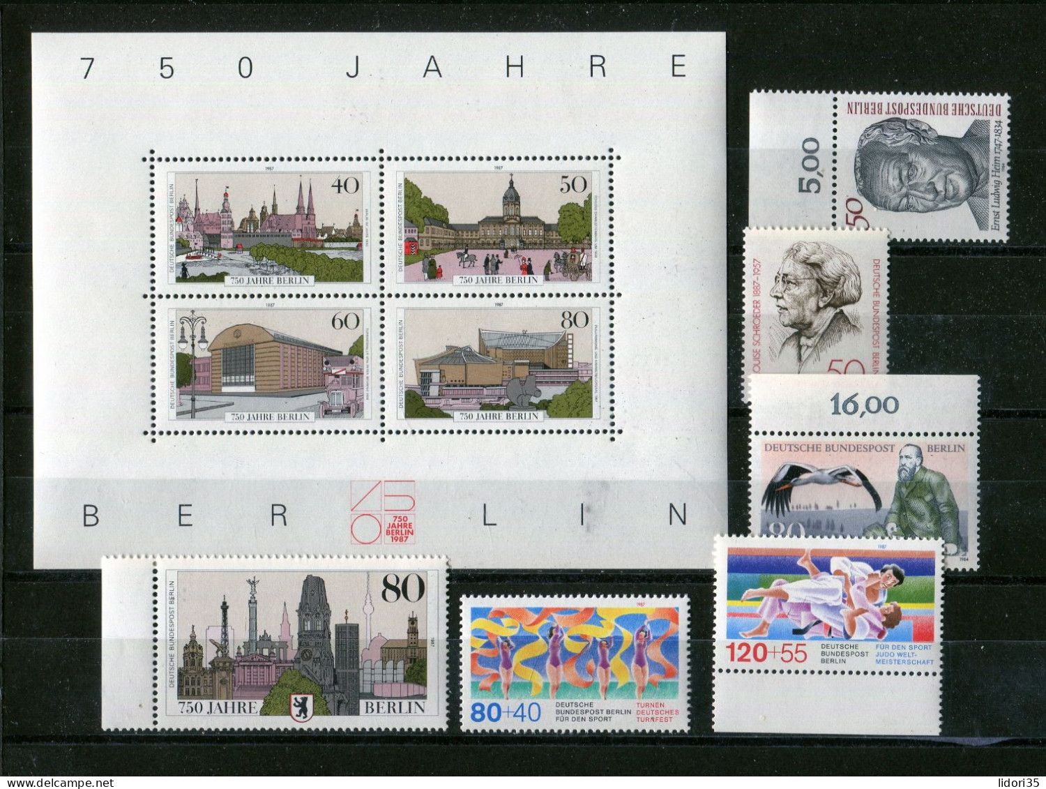 "DEUTSCHLAND (BERLIN)" Partie Mit Verschiedenen Ausgaben ** (L2013) - Lots & Kiloware (mixtures) - Max. 999 Stamps