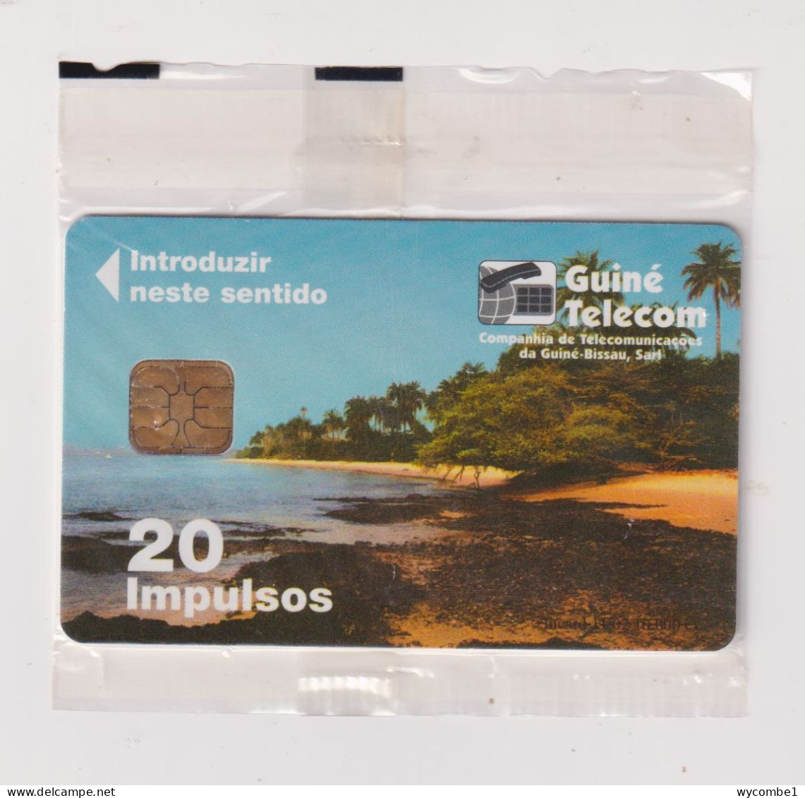GUINEA BISSAU - Coastal View 20 Impulsos Chip Phonecard - Guinée-Bissau