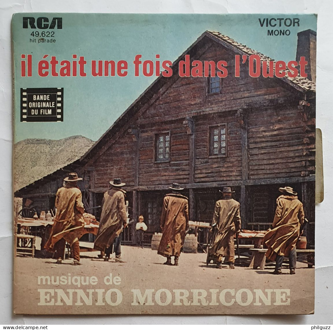 DISQUE VINYLE 45 Tours BO Il était Une Fois Dans L'ouest (1969) Ennio Morricone - Filmmusik