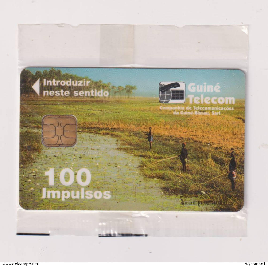 GUINEA BISSAU - Fishing 100 Impulsos Chip Phonecard - Guinea-Bissau