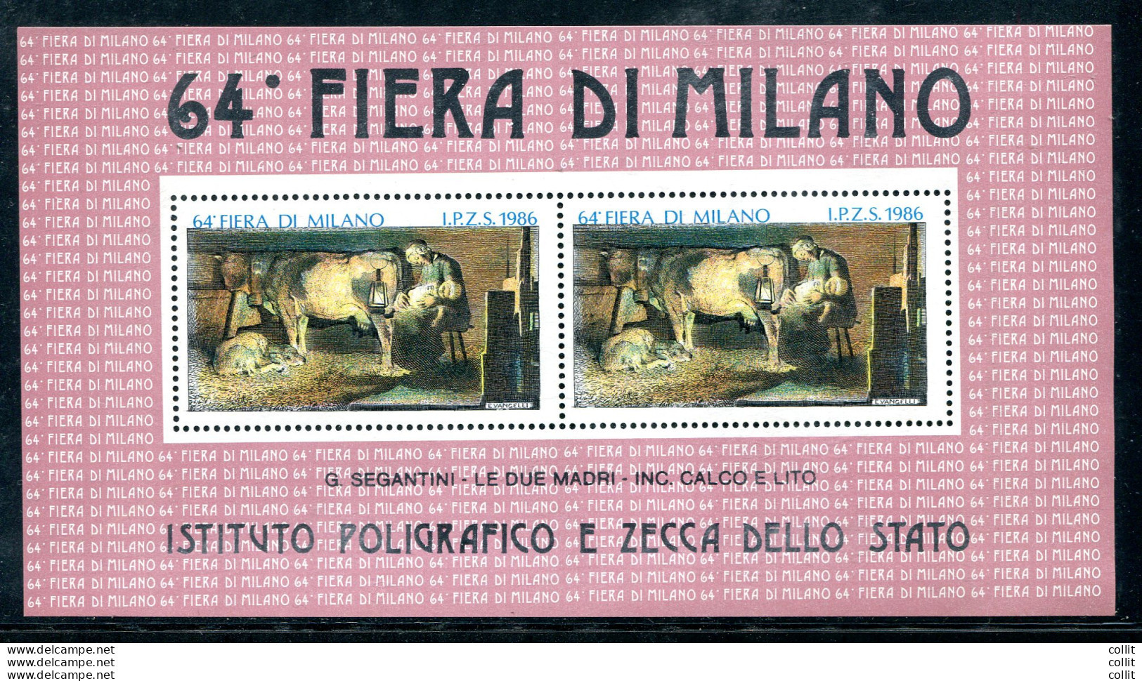 Foglietto Erinnofilo Della 64 Fiera Di Milano - Other & Unclassified